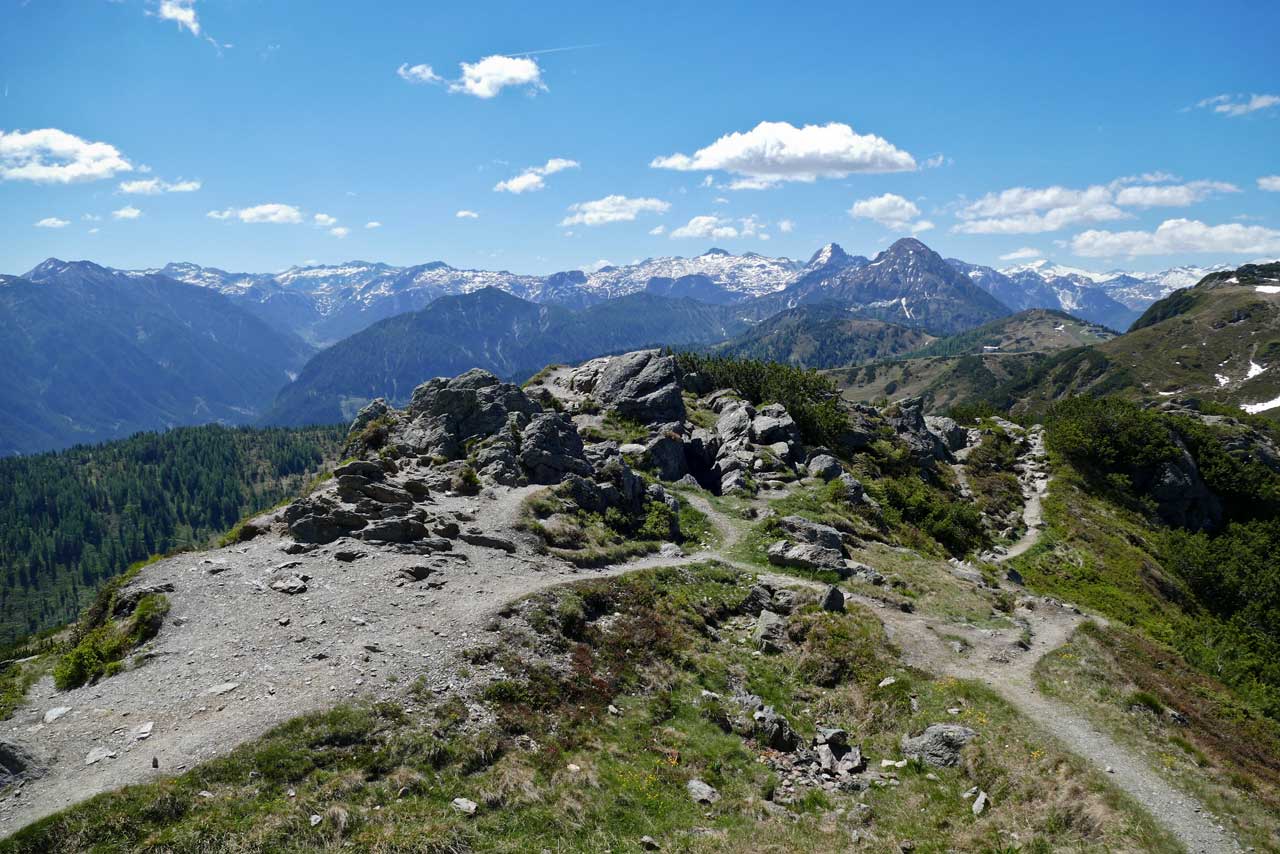 Der Weg von einem Gipfel zum nächsten