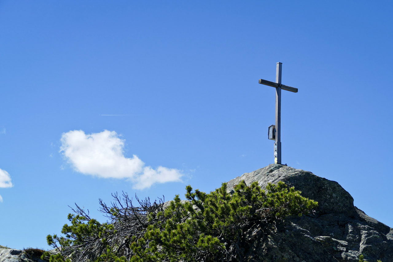 Unser zweites Gipfelkreuz (Saukarfunktel)