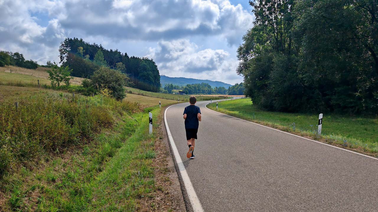 Wettkampfvorbereitung mit bester Begleitung, die zweite