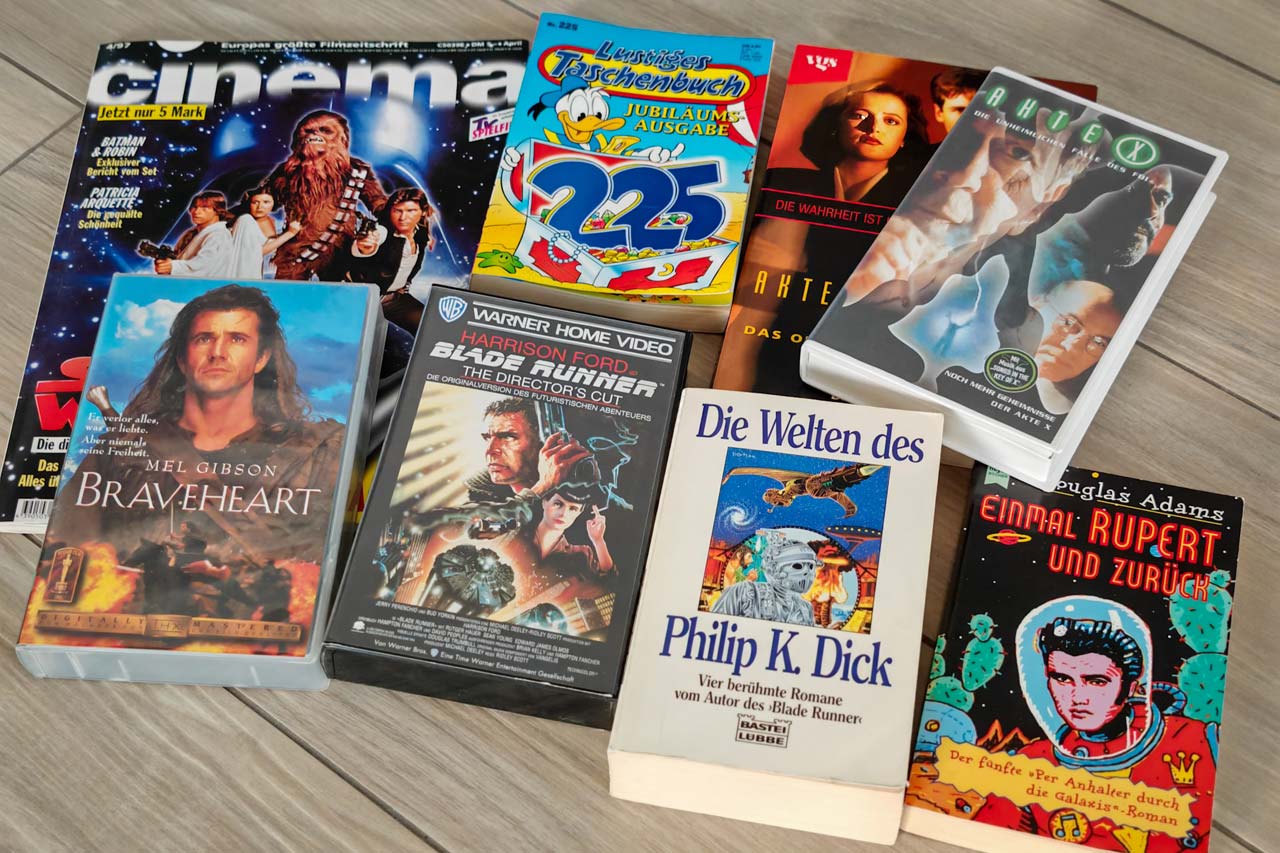 Eine Auswahl der popkulturellen Themen, die mich mit 16 beschäftigt haben