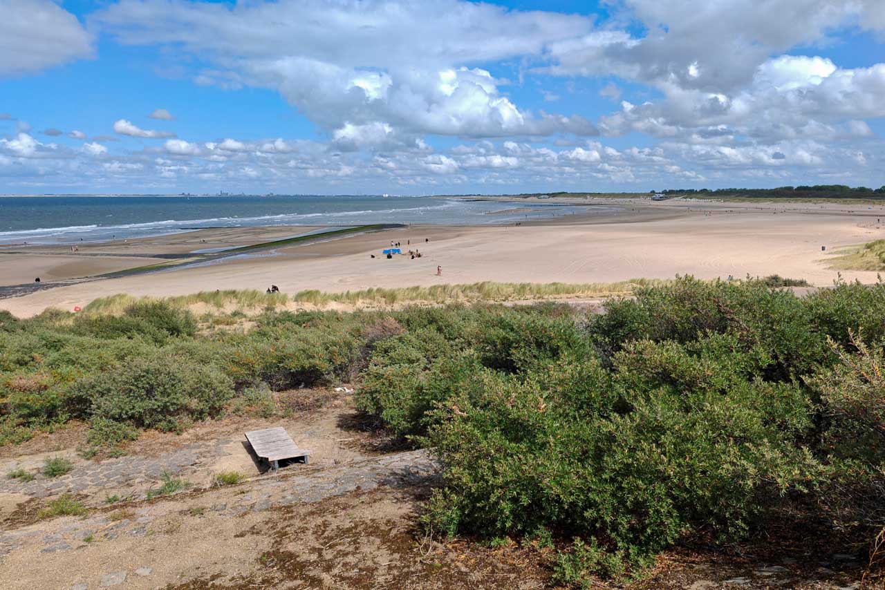 Ein wundervoller Ausblick über den Strand