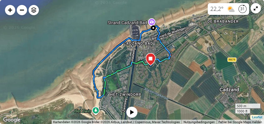 Unsere Route (via Garmin)