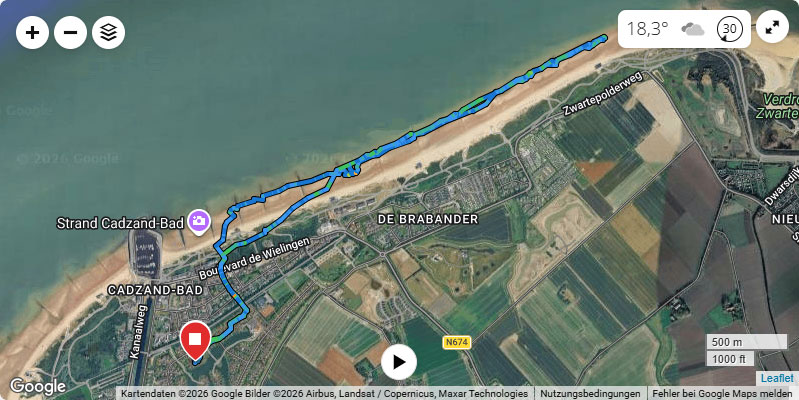 Unsere Route (via Garmin)