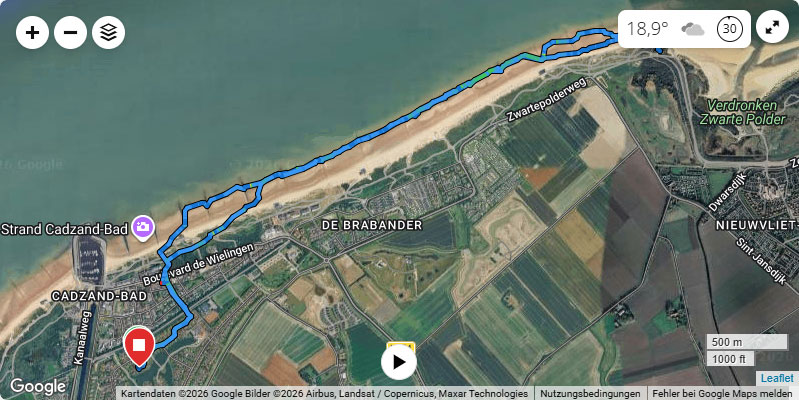 Unsere Route (via Garmin)