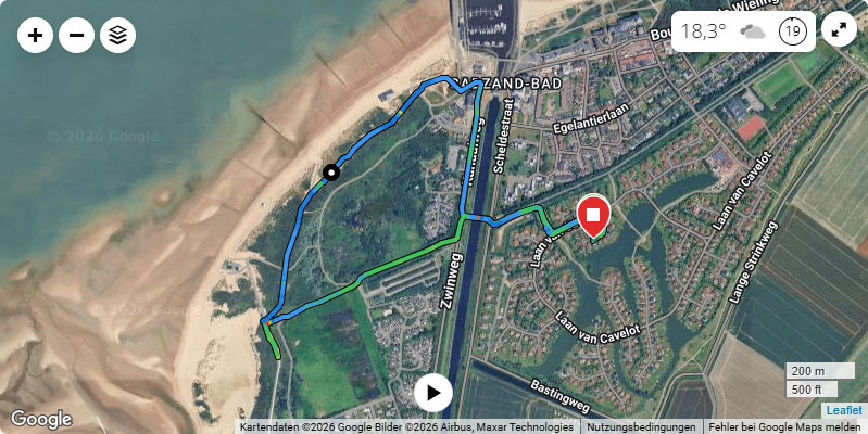Unsere Route (via Garmin)